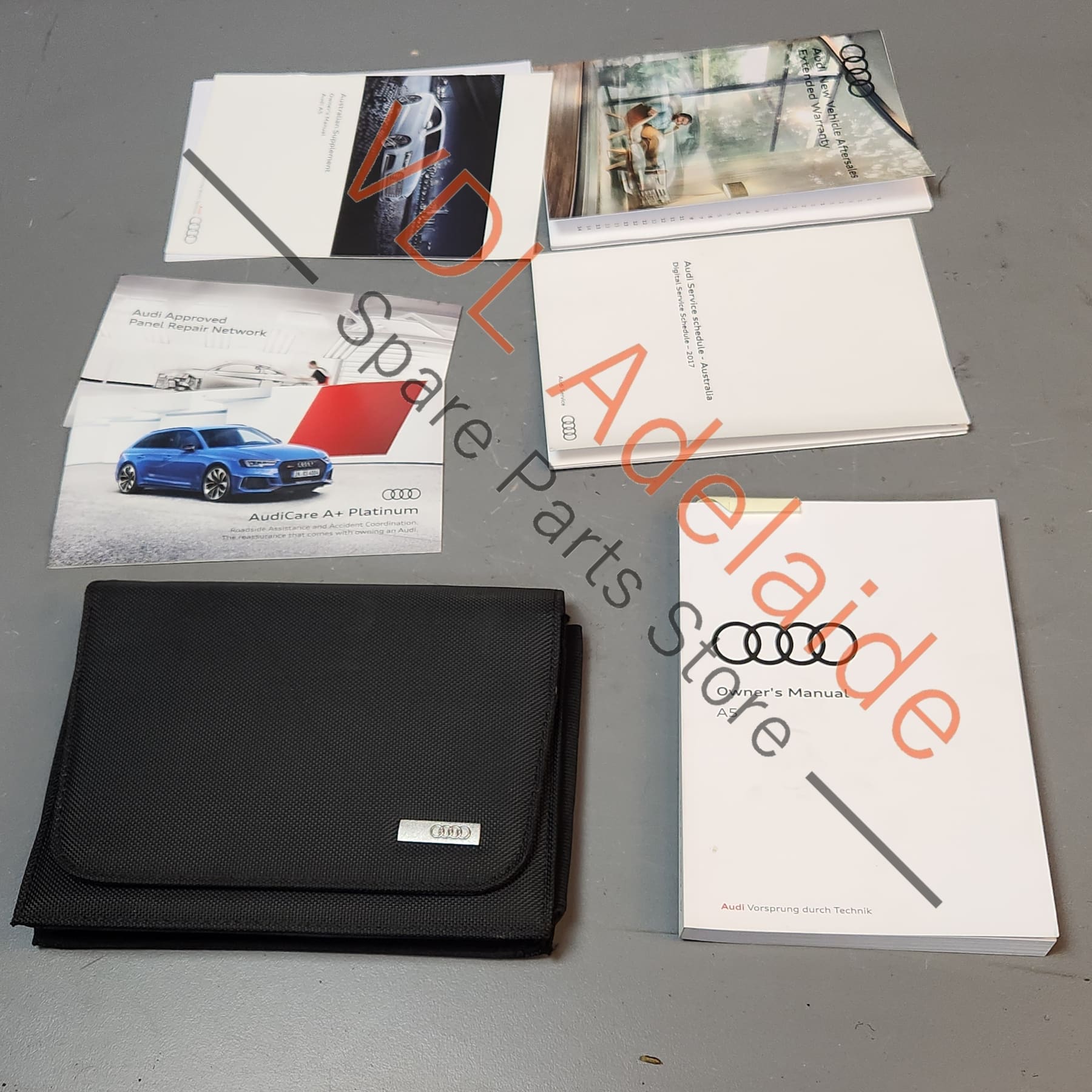  Audi RS5 F5 B9 Set of Owners Books Manuals w Pouch