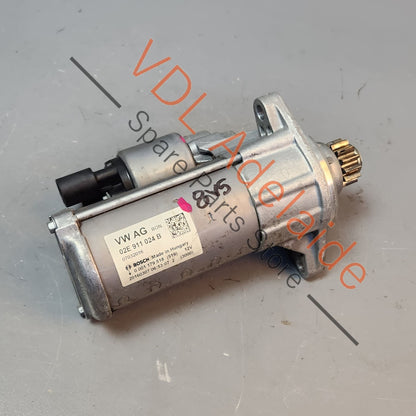 02E911024B   Audi RS3 8V 1.1kw Starter Motor 02E911024B Bosch for 2.5L 5Cyl Cars