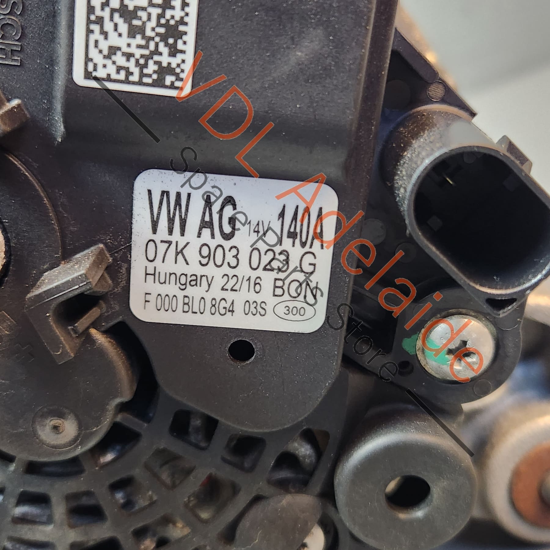 07K903023G   Audi RS3 8V 140A Alternator Bosch 07K903023G