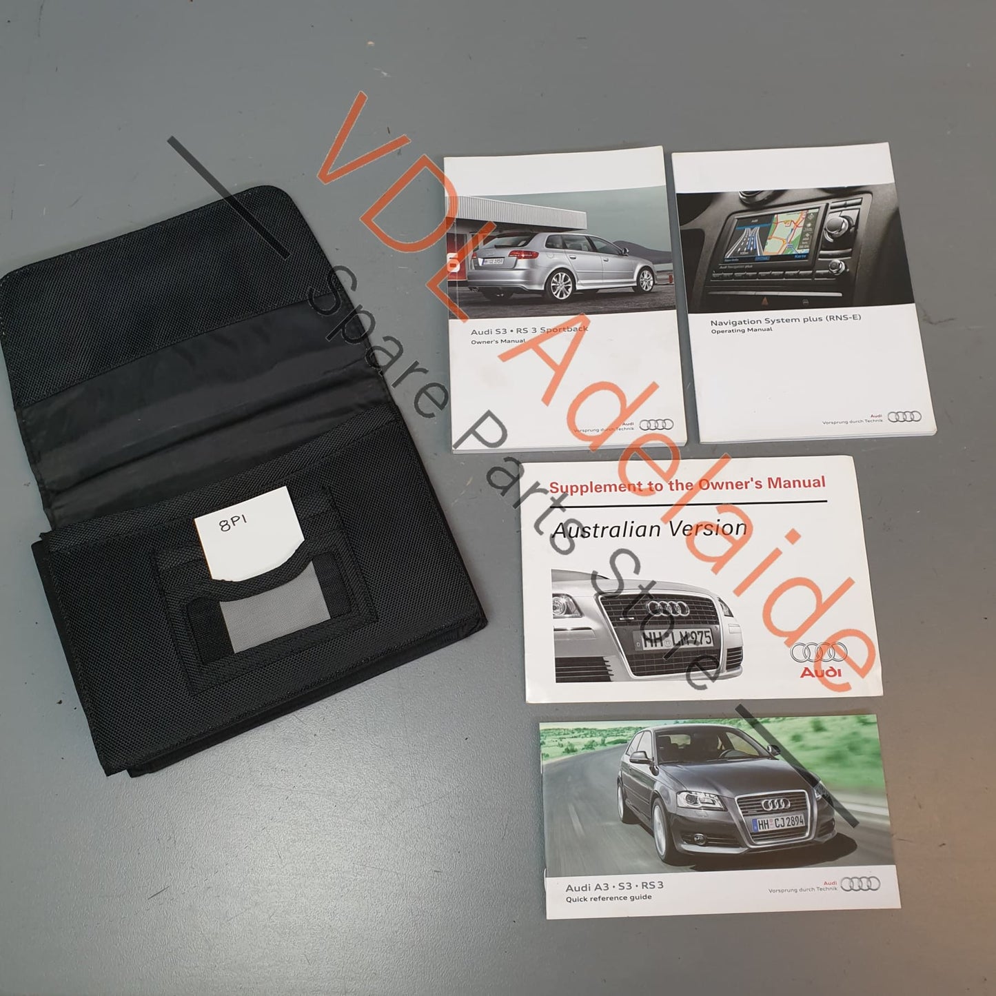   Audi S3 8P Set of Owners Books Manuals (no service book)