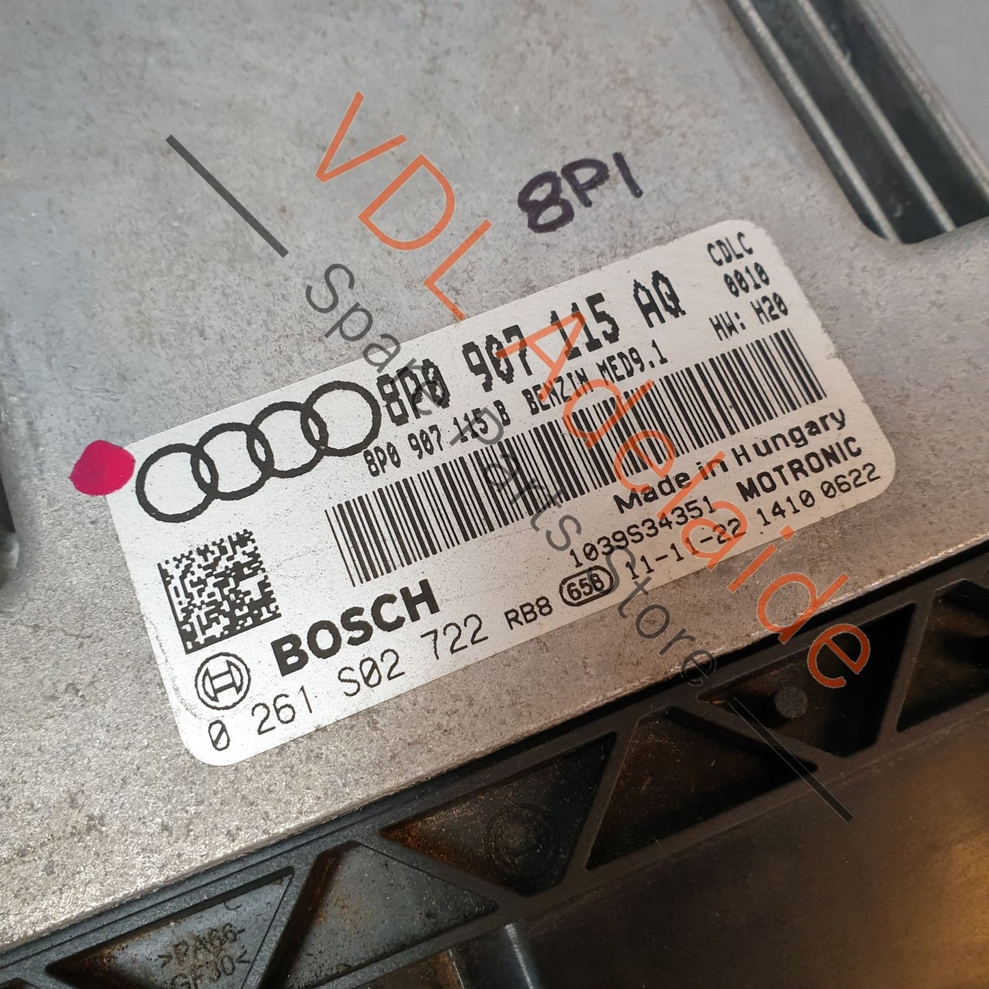 8P0907115AQ 8P0907115B Audi S3 8P ECU for CDL CDLC Engine 8P0907115AQ MED9.1