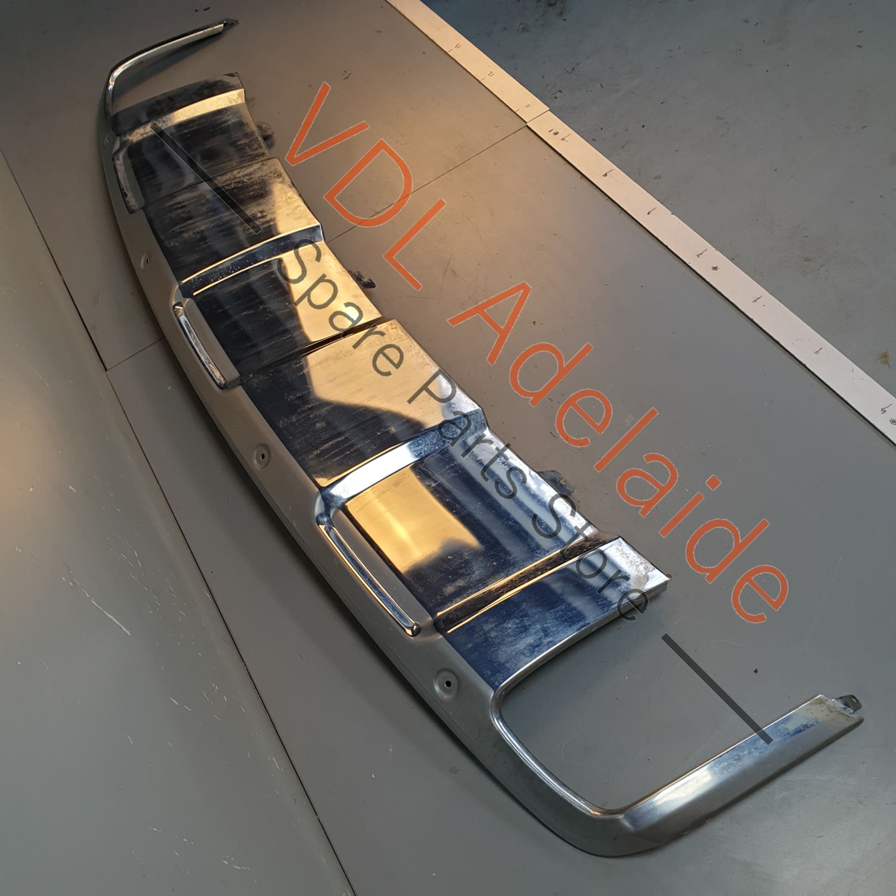 A1648856523    Mercedes W164 Rear Stainless Steel Bumper Chrome Trim Diffuser for AMG A1648856523