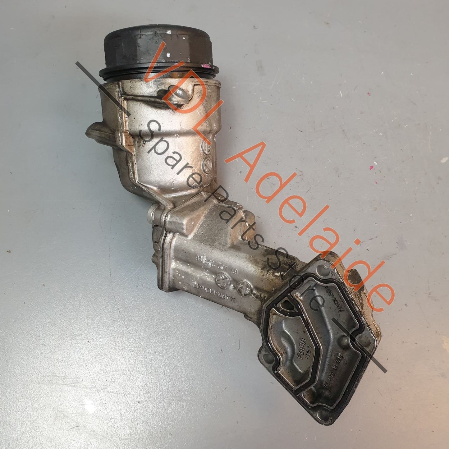 A6421800010    Mercedes OM642 Engine Oil Filter Housing Cast Alloy A6421800010