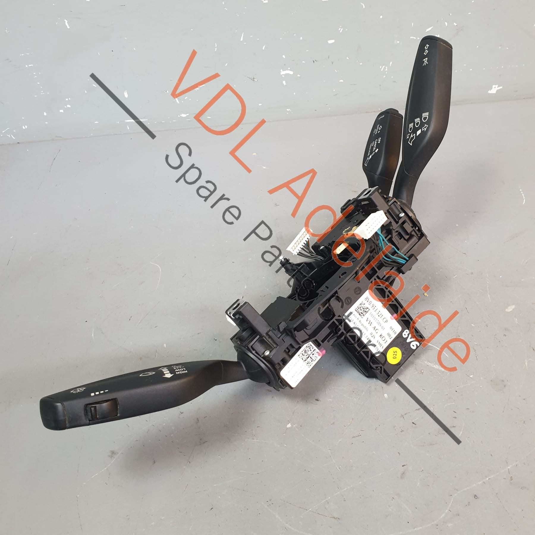 8V0953502H 8V0953521CP   Audi A3 S3 RS3 Steering Column Combination Switch Lights Wipers Indicator Cruise 8V0953502H