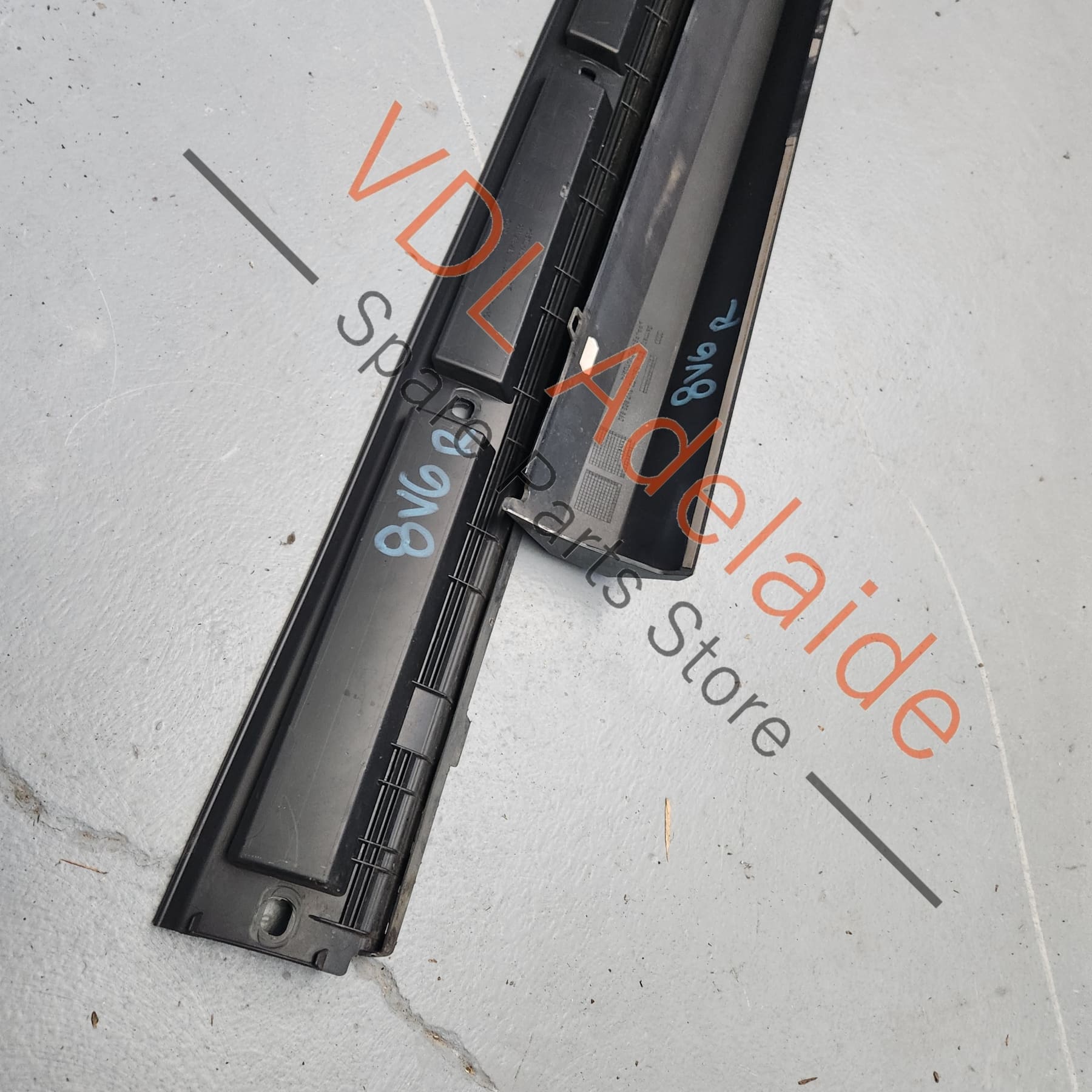 8V7853859GRU 8V7853860GRU 8V7854535 8V7854536 Audi S3 8V Convertible Cabrio Rocker Panel Trim Side Skirt Moldings Pair Left & Right