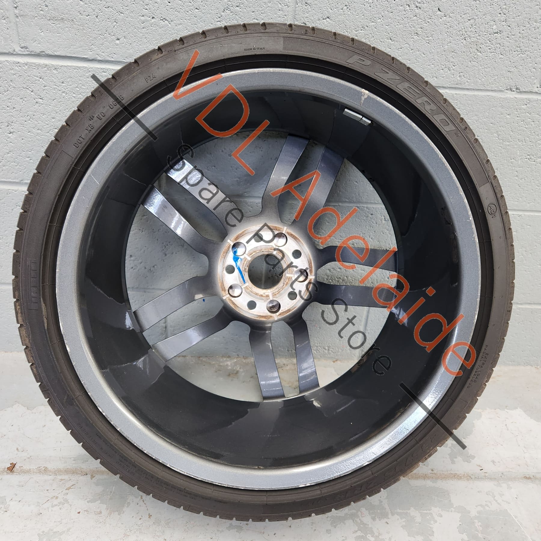 8V0601025AB    Audi S3 8V 19 x 8 ET49 5x112 Machine Finish 5 Double Spoke Alloy Wheel Rim #03