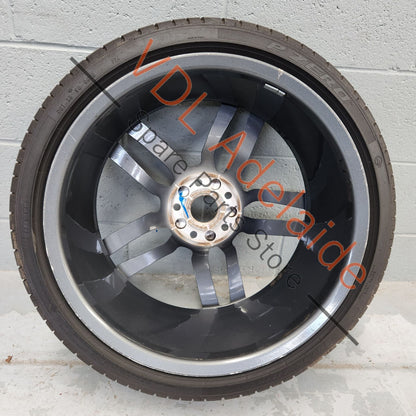 8V0601025AB    Audi S3 8V 19 x 8 ET49 5x112 Machine Finish 5 Double Spoke Alloy Wheel Rim #03