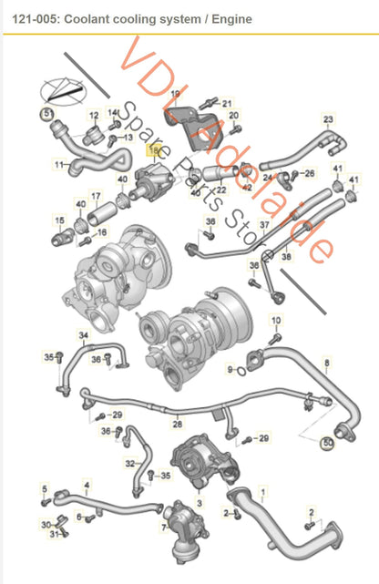 06H121601M   VW Audi Additional Coolant Pump 06H121601M