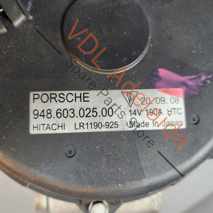 94860302500    Porsche Cayenne 190A Alternator 94860302500 Hitachi