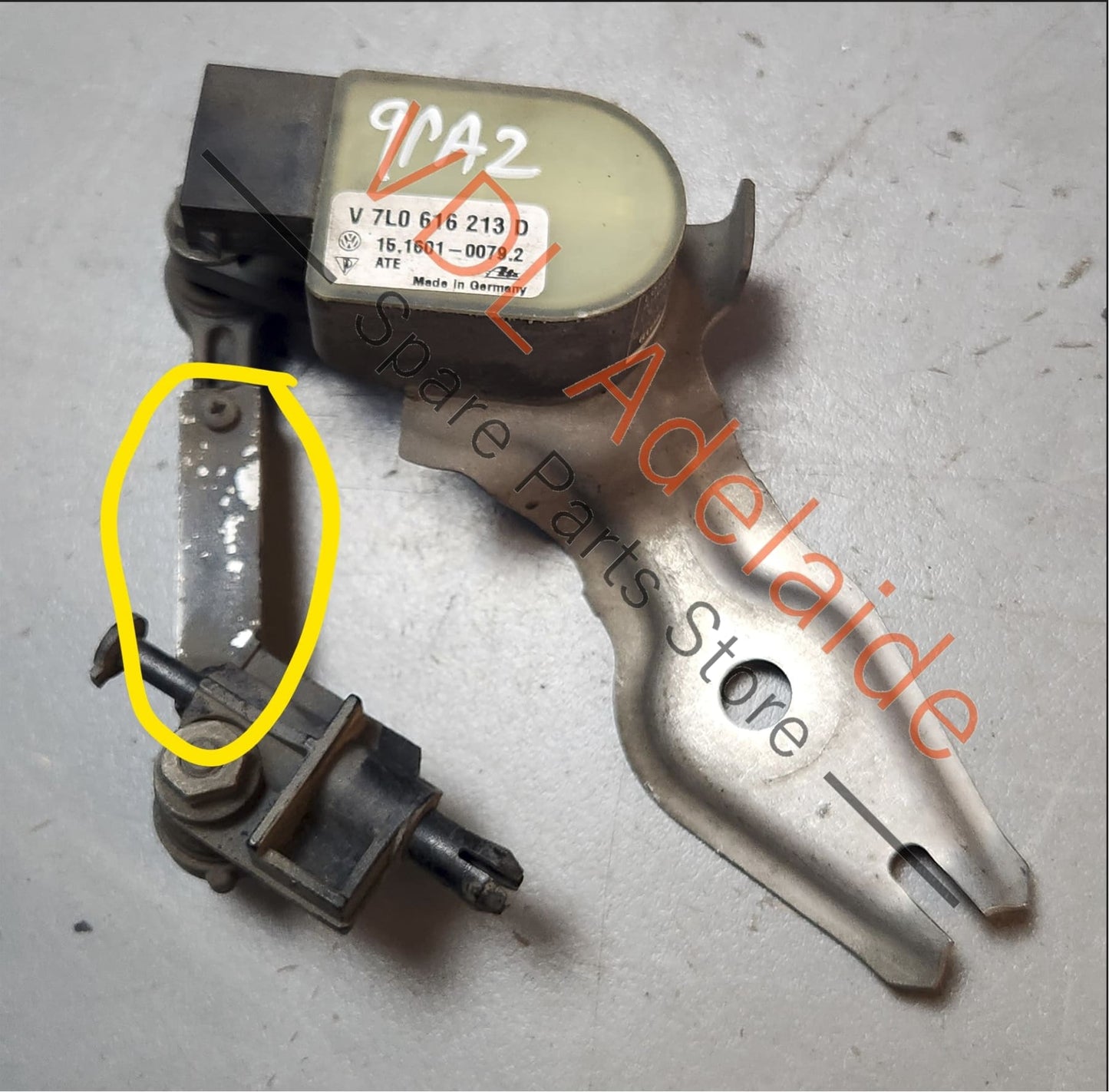 
95534107521, 7L0616213D, , ,  Porsche Cayenne 9PA 955 957 Audi Q7 Touareg Left Front Suspension Level Sensor 95534107521