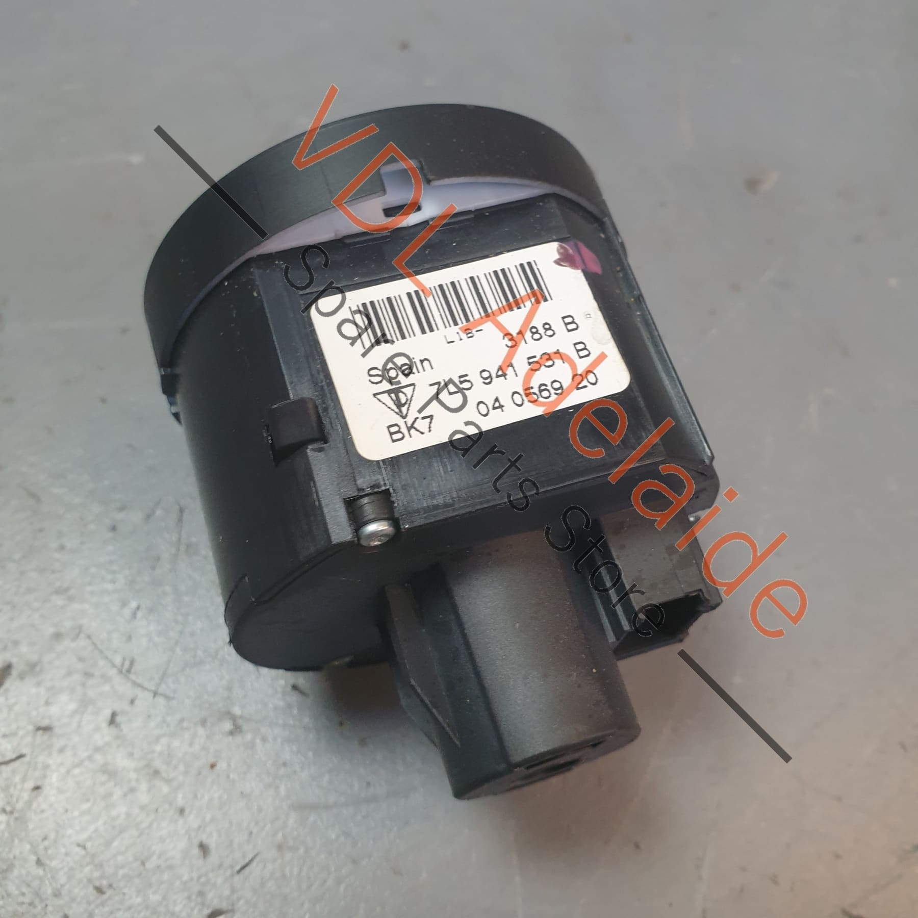 955613235026N3, 7L5941531B, , ,  Porsche Cayenne 9PA Headlight Switch 7L5941531B 95561323502 6N3