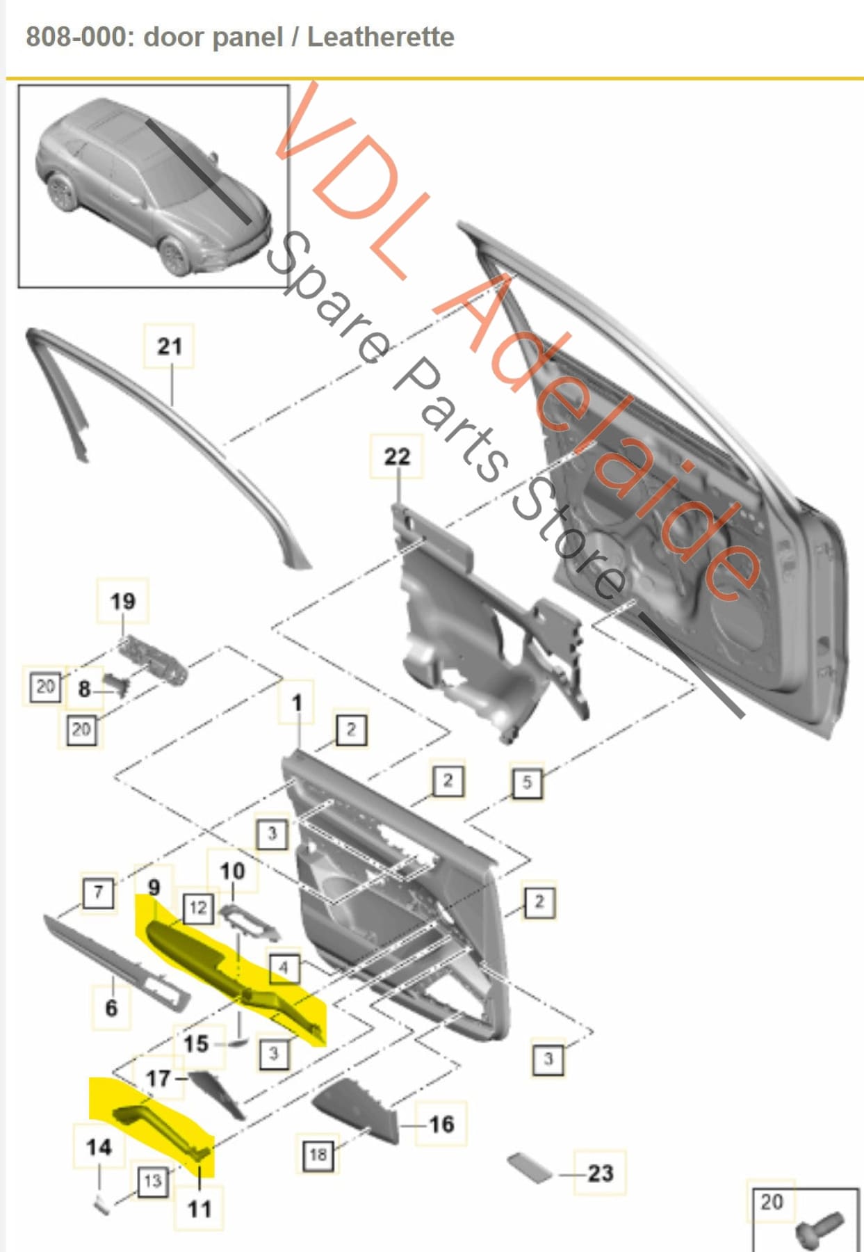 9Y1867166AA21U 9Y08671625Q0 9Y1867166F21U Porsche Cayenne E3 9YA 9YB Front Right Interior Armrest Door Handle Pull Grip Black Leather