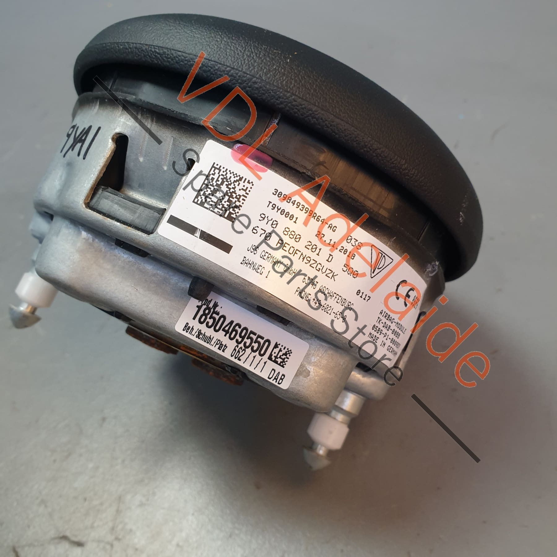 9Y0880201D5Q0 9Y0880201AP5Q0  Porsche Cayenne E3 9YA 9YB Drivers Steering Wheel Airbag 9Y0880201D 5Q0 9Y0880201AP 5Q0