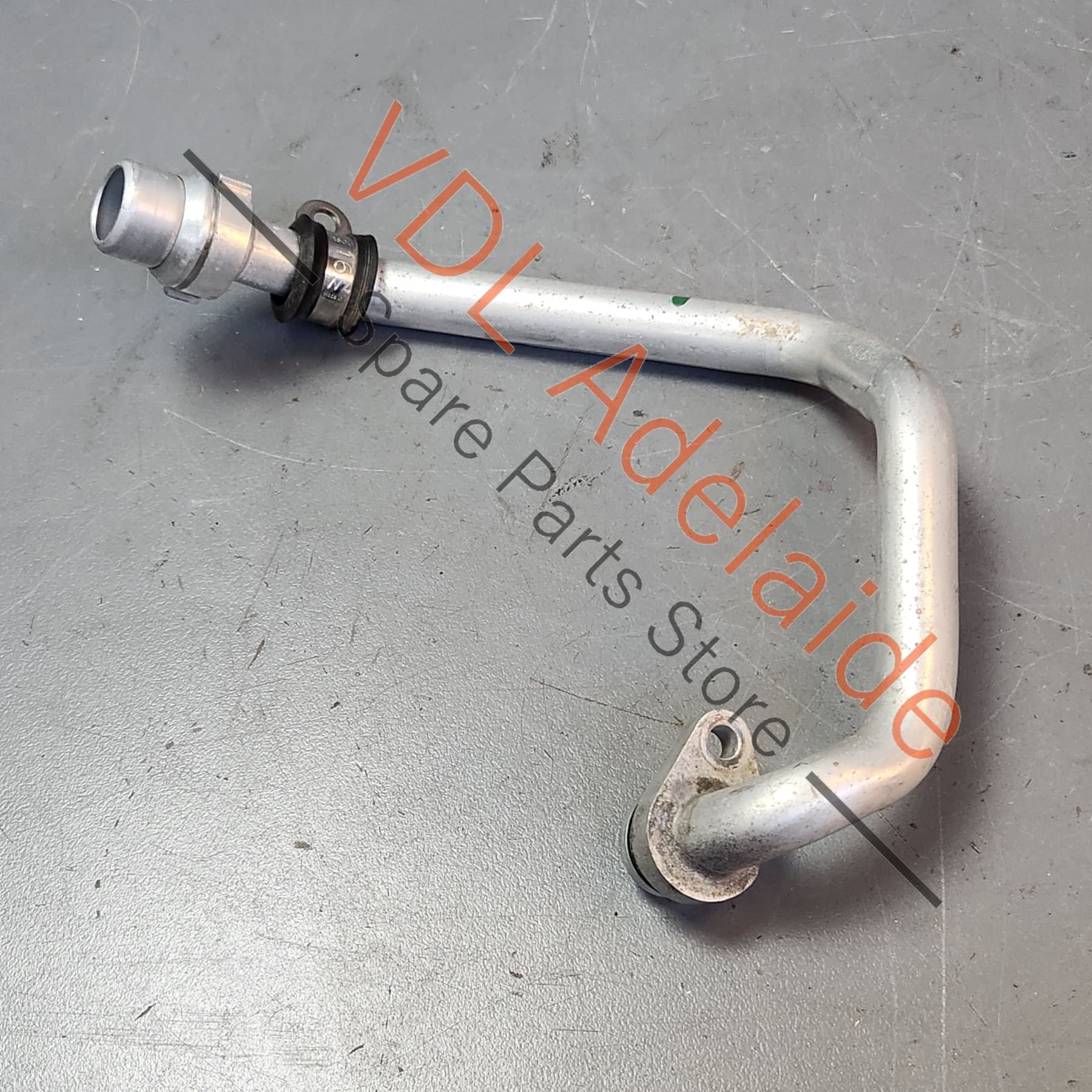 06M121075S    Porsche Cayenne E3 9YA 9YB Coolant Pipe Aluminium 06M121075S