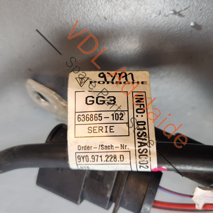 9Y0971228D    Porsche Cayenne E3 9YA 9YB Alternator Wiring Harness Cable 9Y0971228D