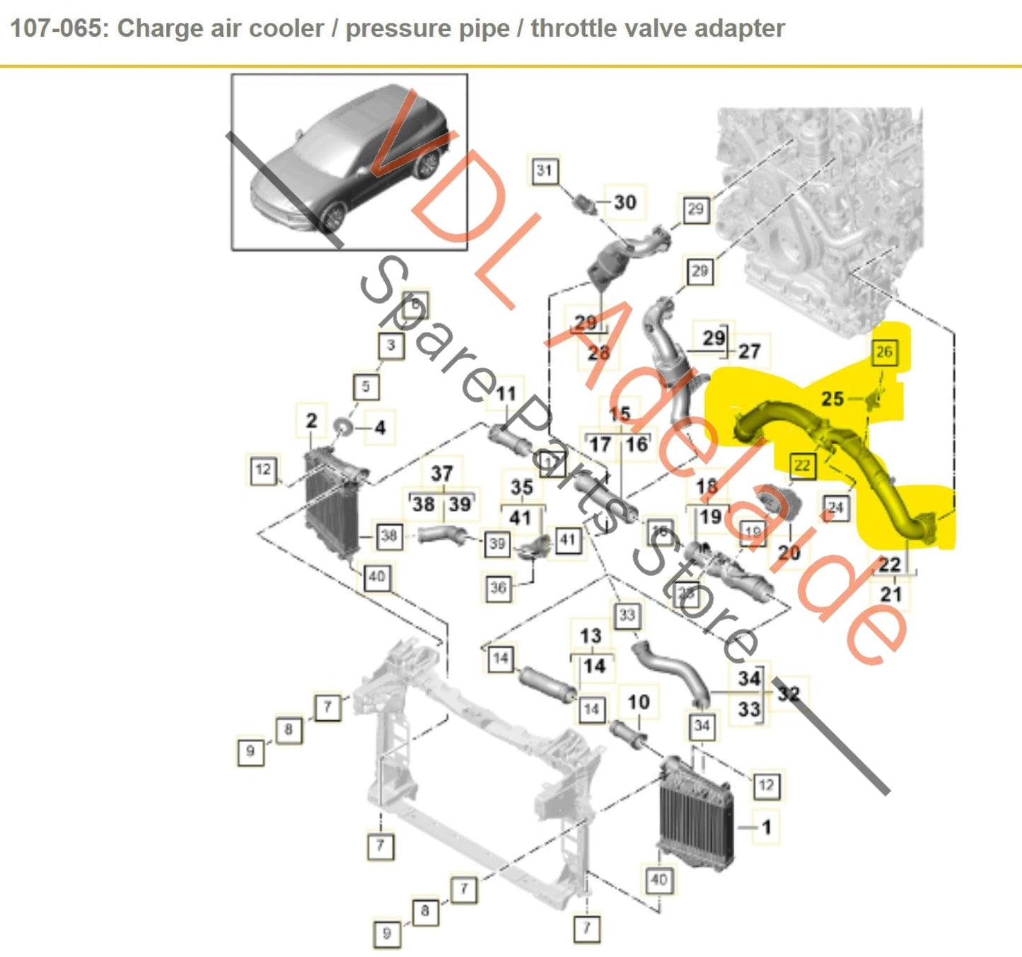 PAB14567420 PAC906051C 06E906051AC 06M145674DT Porsche Cayenne E3 9YA 9YB 2.9 V6 Air Intake Y Pipe PAB14567420 PAC906051C