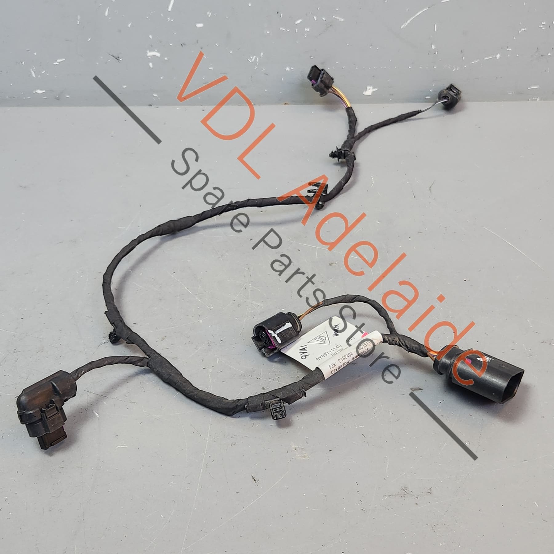 9Y0971114D   Porsche Cayenne Front Bumper Right Wiring Harness 9Y0971114D