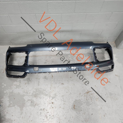 9Y0807217G2X   Porsche Cayenne E3 9Y Front Bumper Bar Cover 9Y0807217 G2X Biscay Blue