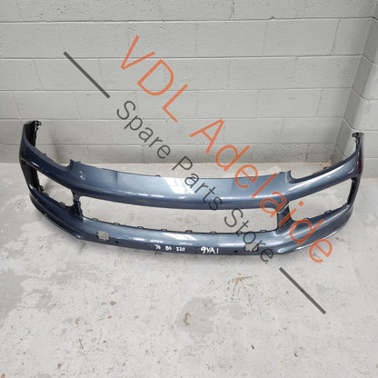 9Y0807217G2X   Porsche Cayenne E3 9Y Front Bumper Bar Cover 9Y0807217 G2X Biscay Blue