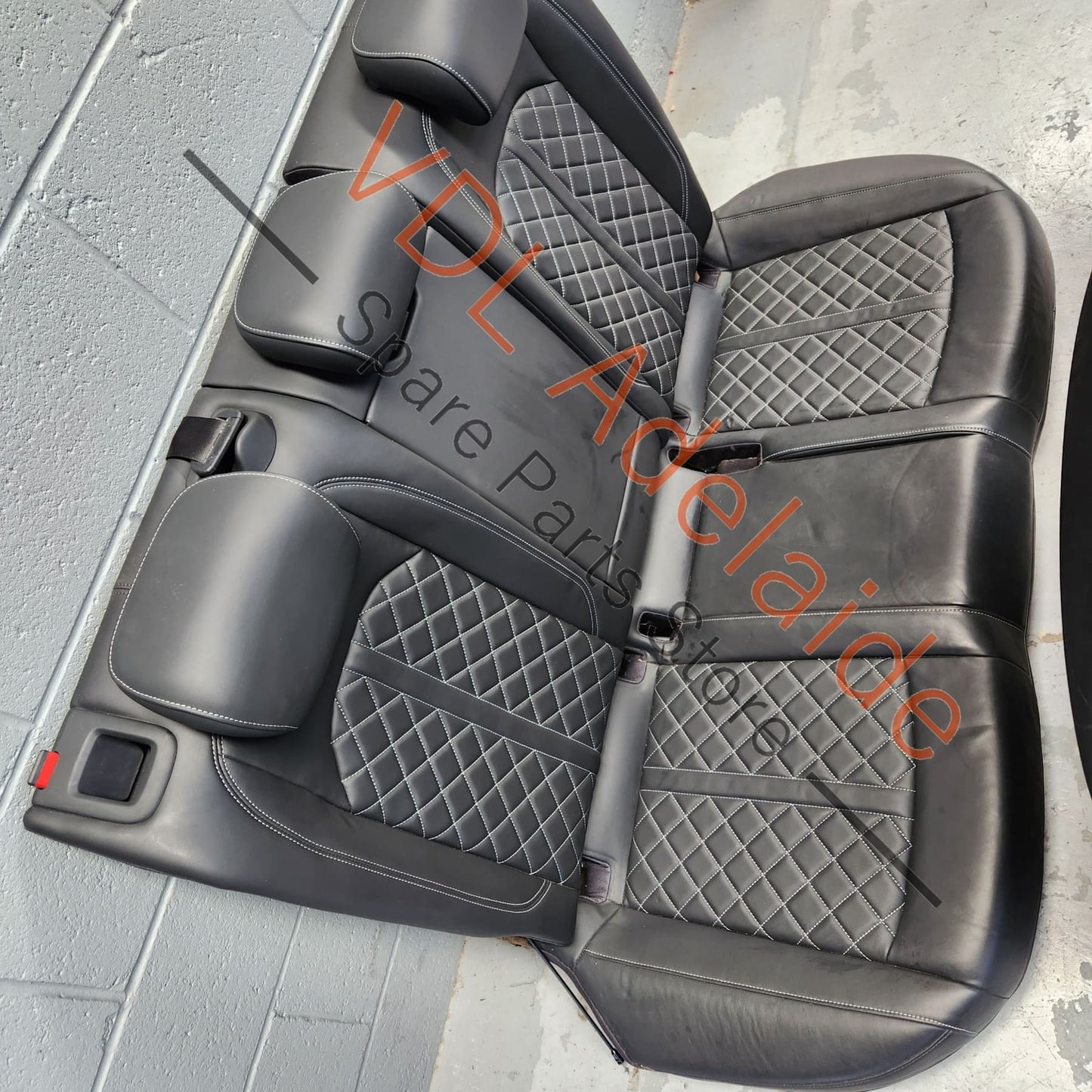    Audi S4 A4 Wagon Front & Rear Electric & Heated Diamond Stitch Leather Seat Seats Set