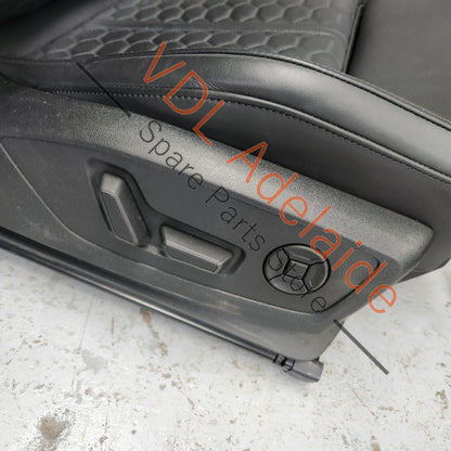     Audi RSQ3 Diamond Stitch Black Leather Seat Set Front & Rear