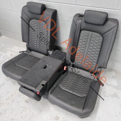     Audi RSQ3 Diamond Stitch Black Leather Seat Set Front & Rear