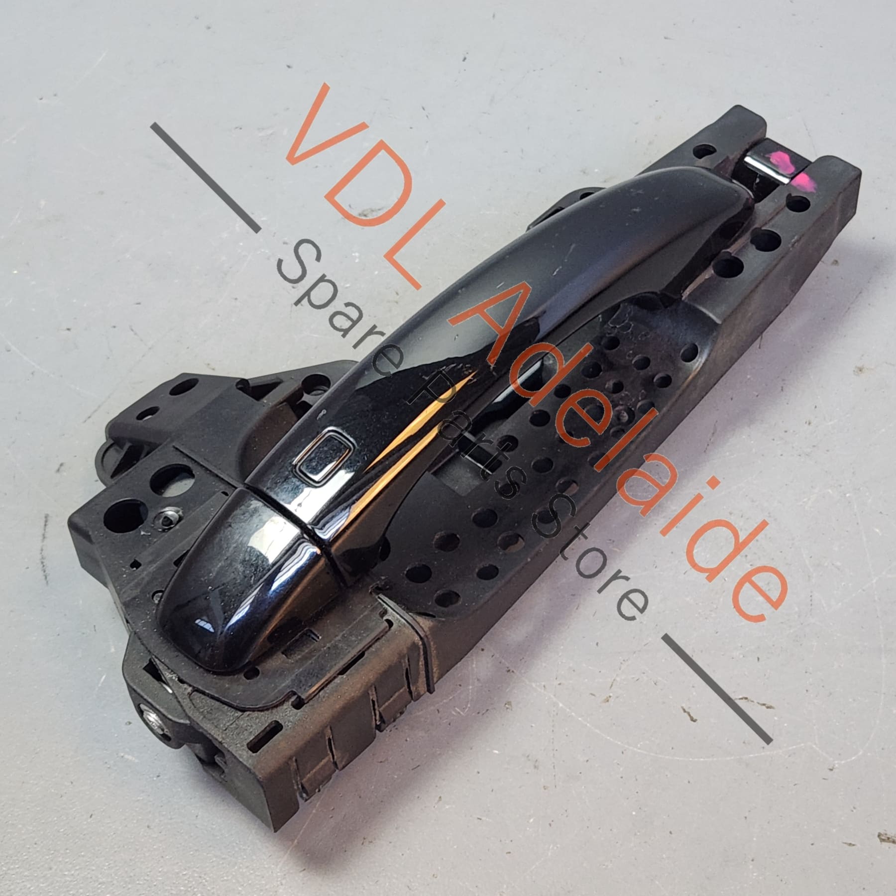 8T0837205A, 8T0837885B, 8K0839879, ,  Audi A4 B8 Rear Left Exterior Door Handle Mythos Black LY9T 8T0837205A 8T0837885B 8K0839879