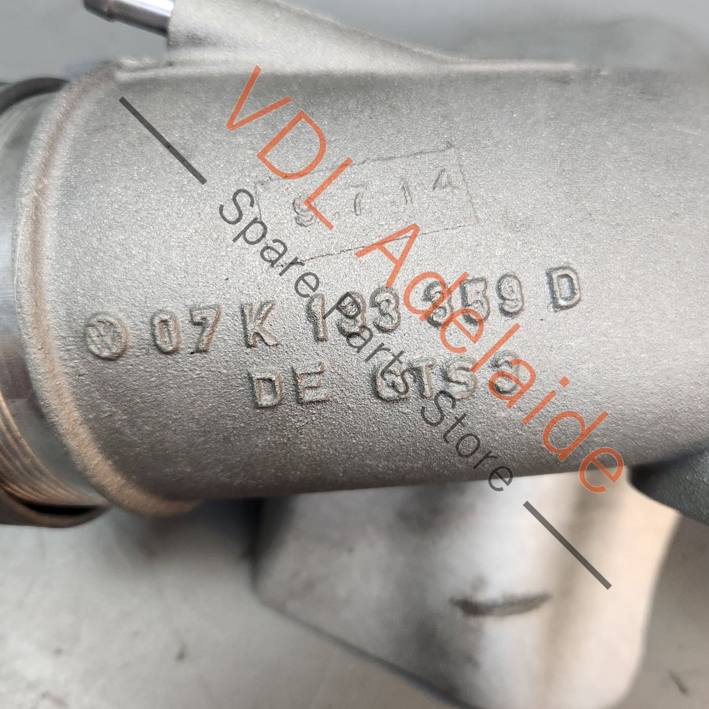 07K133359D    Audi RS3 CZGB Alloy Inlet Manifold Pipe 07K133359D