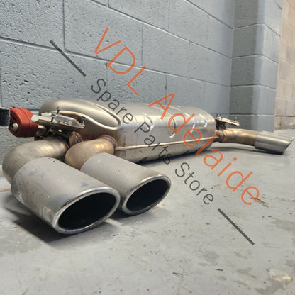 8V4253609AK    Audi S3 8V Exhaust Stock Standard Rear Silencer Muffler Box with Quad exhaust Outlets 8V4253609AK