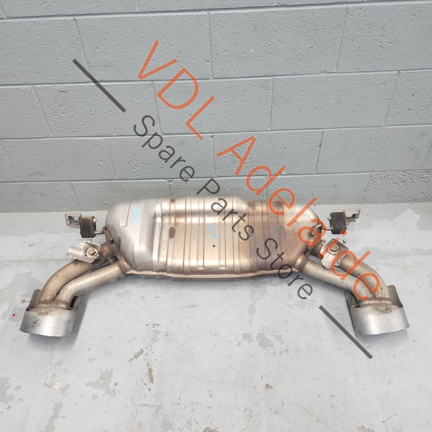 8V0253181F    Audi RS3 8V Exhaust Stock Standard Rear Silencer Muffler Box Dual Oval Outlets 8V0253181F