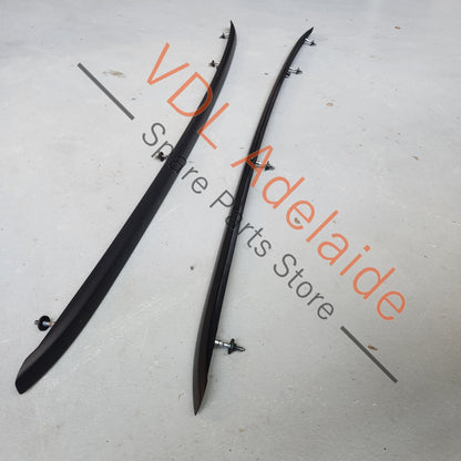 8W9860021E 8W9860022E1P9  Audi A4 S4 RS4 B9 Wagon Avant Black Roof Rail Bars Set 8W9860021E 8W9860022E 1P9