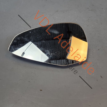 8W0857535D   Audi A4 S4 RS4 B9 Left Exterior Mirror Glass 8W0857535D