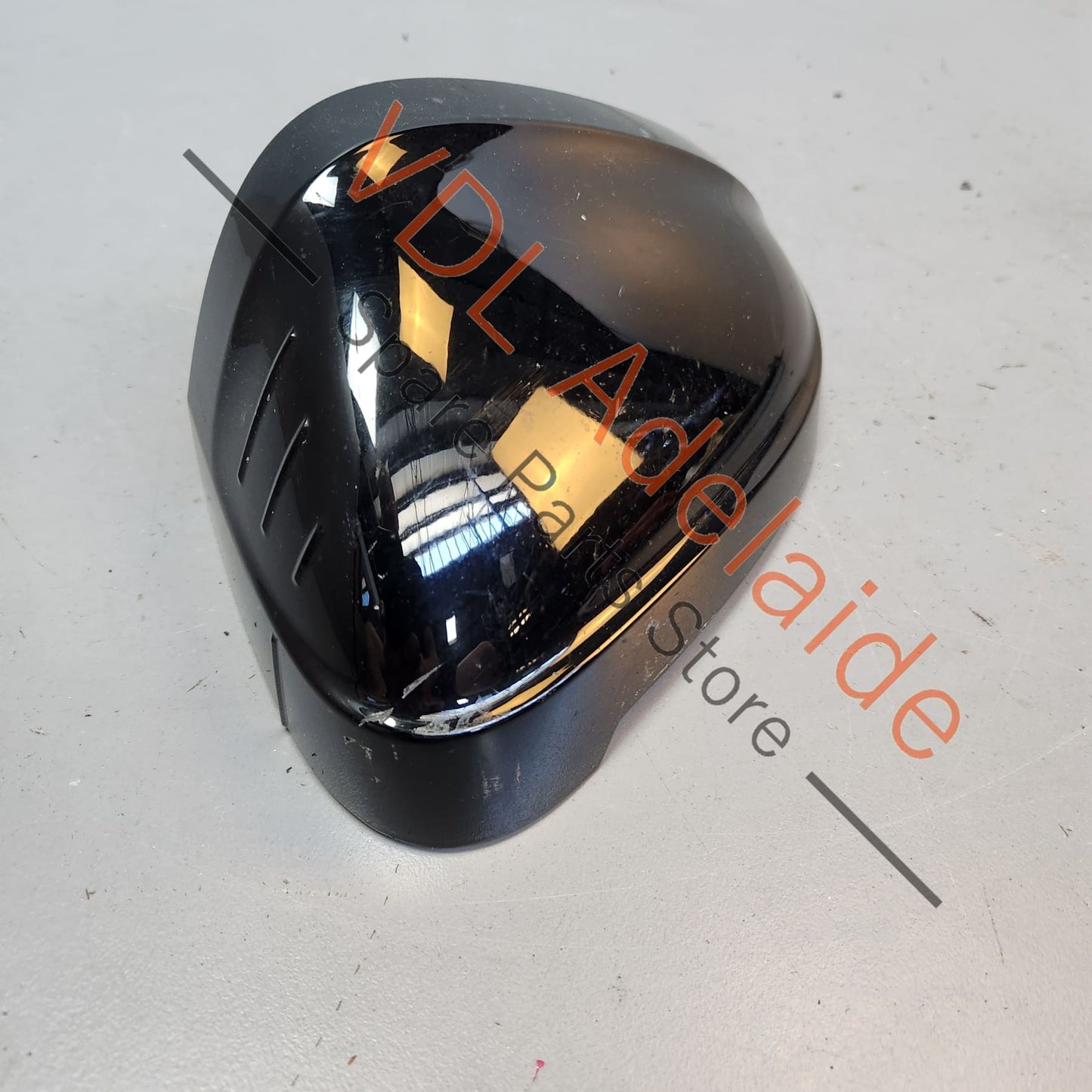 8W0857527GRU   Audi A4 S4 RS4 B9 Left Exterior Mirror Cover Cap Gloss Black 8W0857527