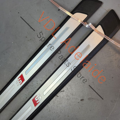 8W0947417A   Audi S4 B9 Illuminated Sill Trim Door Entry Strip Pair L&R 8W0947417A 8W0947418A