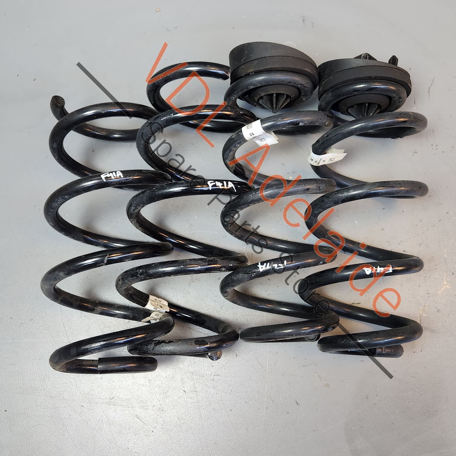 8W0411105FR 8W0411105HK 8W0511115EP Audi S4 B9 Set of 4x Original Coil Springs 8W0411105FR 8W0411105HK 8W0511115EP