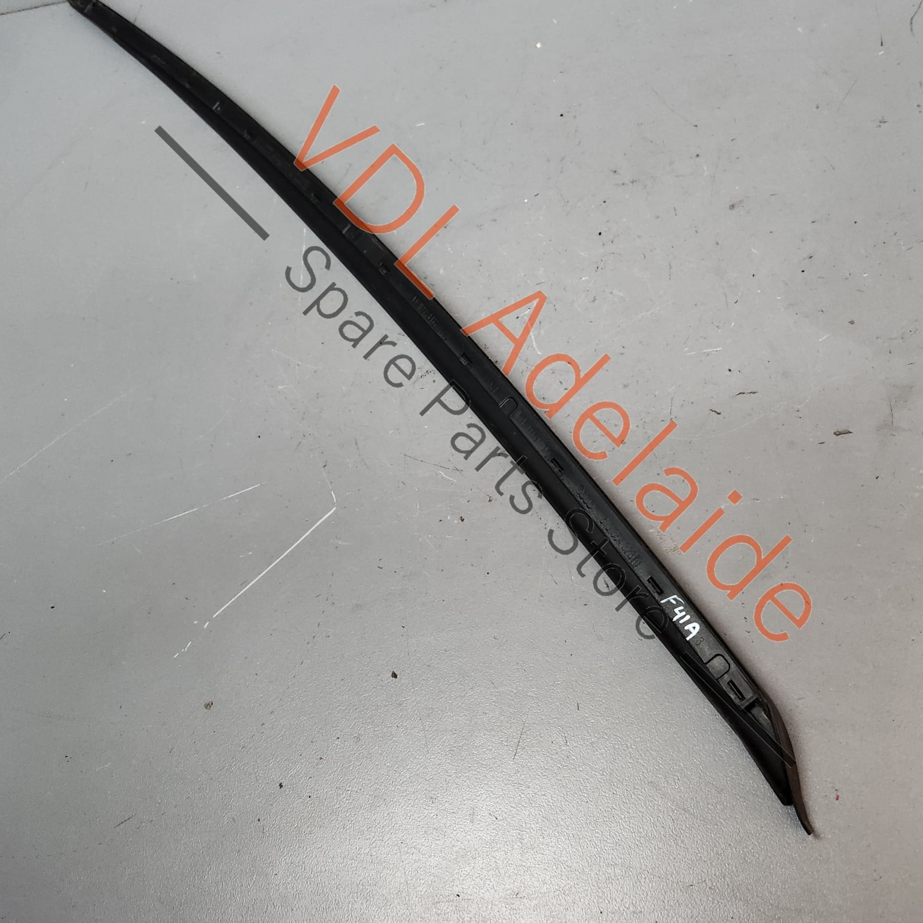 8W0854328C   Audi A4 S4 RS4 Front Windscreen Water Deflector Strip Rubber Molding Right 8W0854328C 9B9