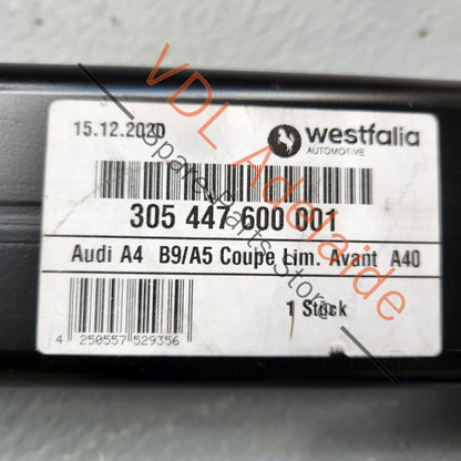 305448000000 305433000000  Audi A4 B9 Genuine Westfalia Factory OEM Towbar w Wiring Kit 305433321011 305447600001