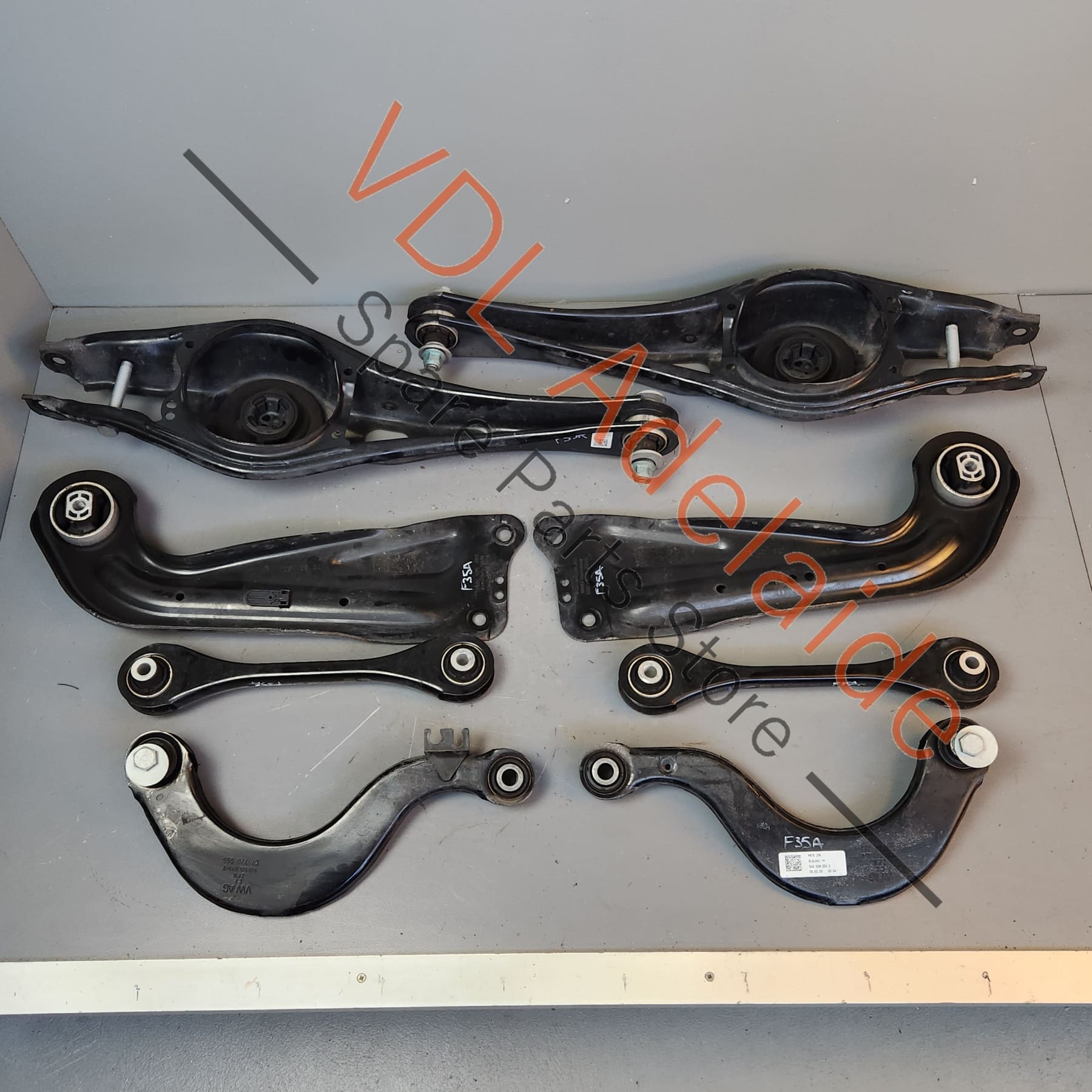 3Q0505311G 5Q0505323D 5Q0501529E 5QF505223C Audi RSQ3 Rear Suspension Control Arms Wishbone Set Left & Right