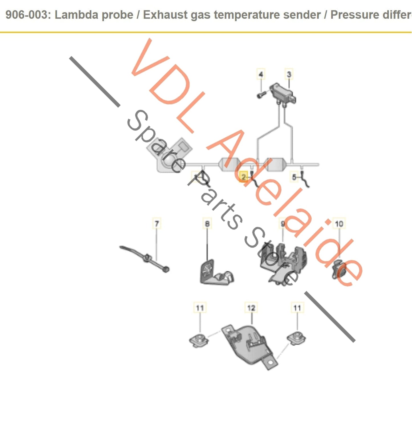 07K906265C 07K906262J   Audi RS3 RSQ3 F3 Exhaust Lambda Probe Oxygen Sensor After Cat 07K906265C 07K906262J