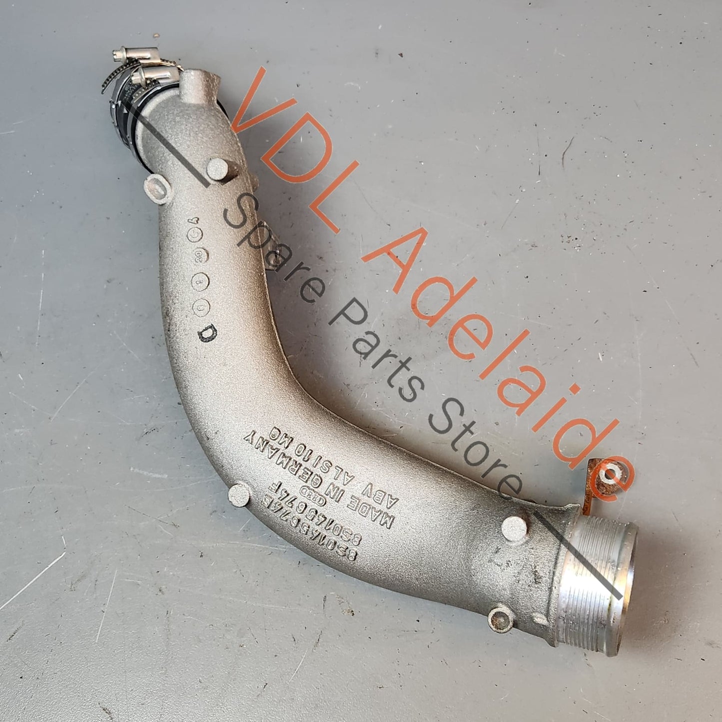 8S0145674E    Audi RS3 RSQ3 F3 Right Side Aluminium Intake Pipe 8S0145674E