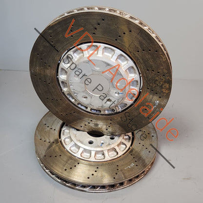 4M0615301BJ    PAIR OF Audi RSQ3 F3 Front Vented & Punched Disc Brake Rotor Rotors 374mm x 36mm 4M0615301BJ