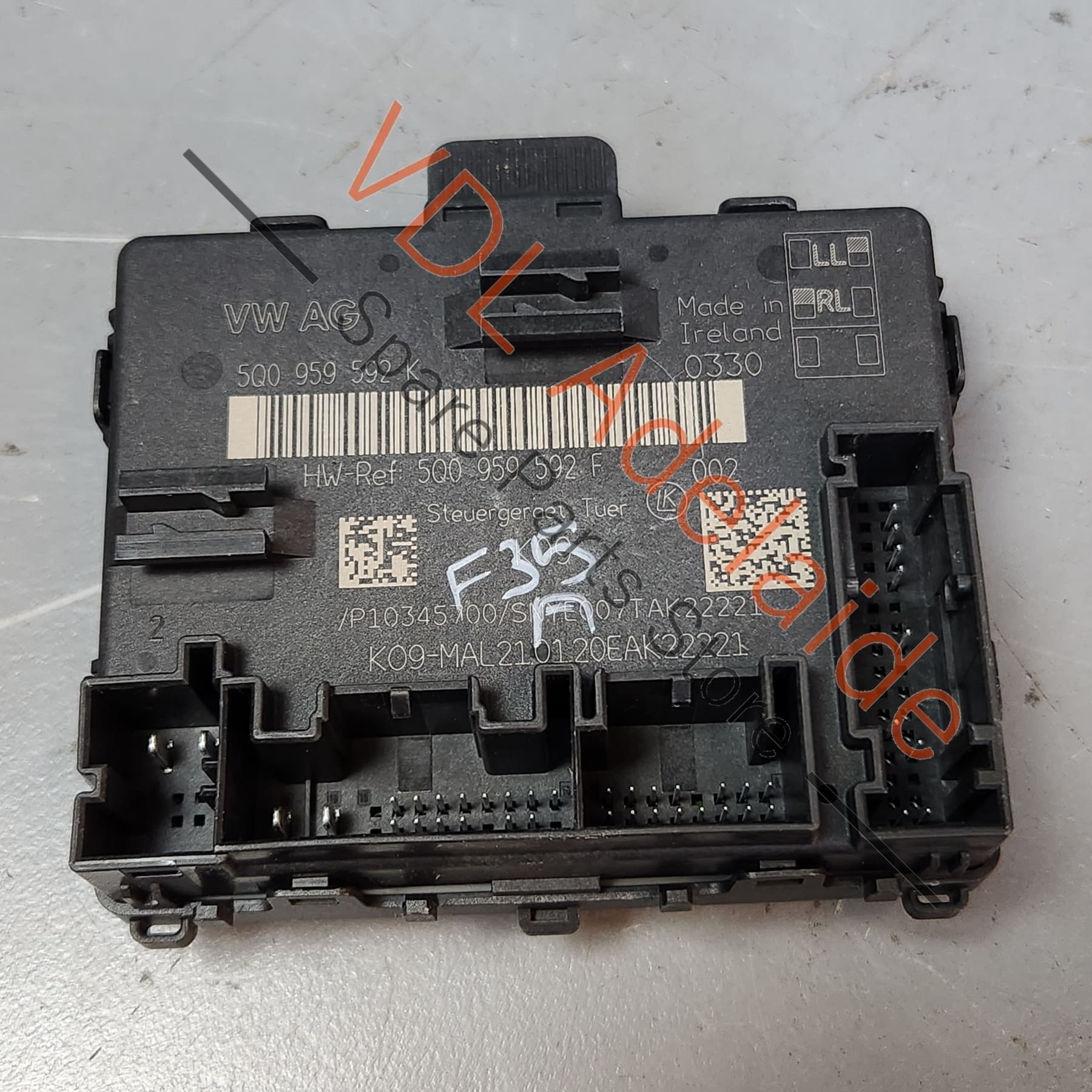 5Q0959592F    Audi Q3 RSQ3 F3 Front Passengers Door Control Unit Module 5Q0959592F