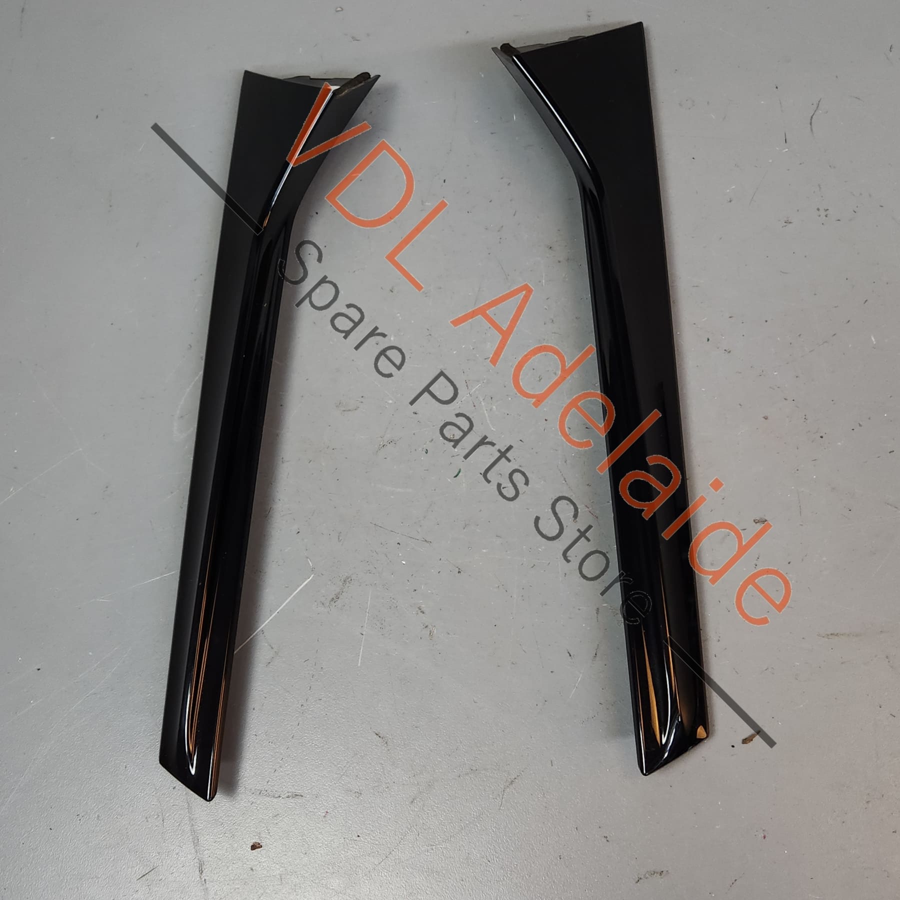 83A854871 83A854872 83A8548725FQ 83A8548715FQ Audi Q3 RSQ3 F3 Rear Boot Hatch Window Spoiler Trim Molding Set Pair Gloss Black 83A854871 83A854872