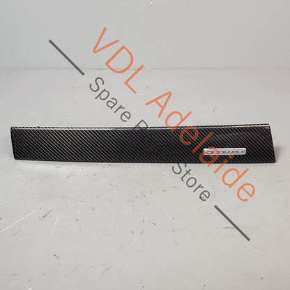 83C857185F    Genuine OEM Audi Q3 RSQ3 F3 Carbon Fibre Inlay for Dashboard Interior Trim 83C857185F