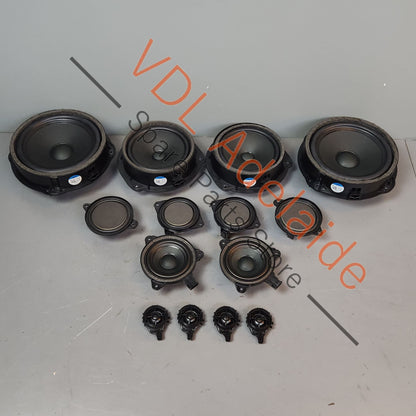 83A035415B 83A035411A 83A035399A 83A035709 Audi RSQ3 F3 13x Speaker Set of B&O Bang Olufsen Speakers Audio