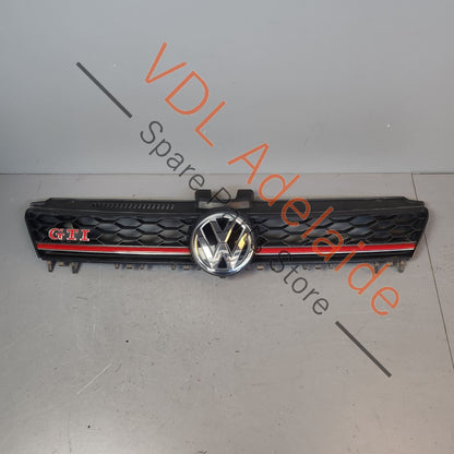 5G0853651ALBTU 5G0853679PWYR   VW Golf Gti Mk7 Front Radiator Grille with Badges Tornado Red 5G0853651AL BTU 5G0853679P WYR