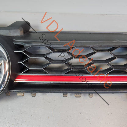 5G0853651ALBTU 5G0853679PWYR   VW Golf Gti Mk7 Front Radiator Grille with Badges Tornado Red 5G0853651AL BTU 5G0853679P WYR