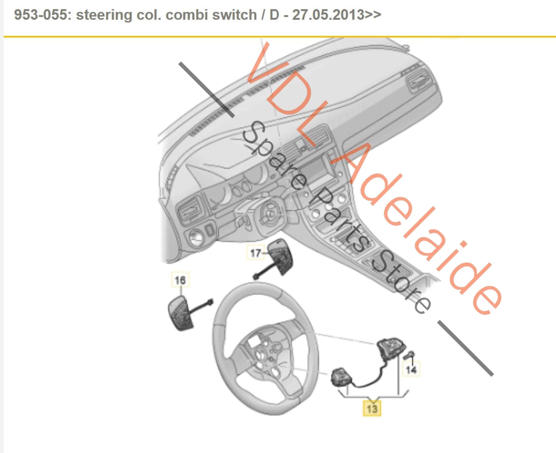 5G0959442NICX    VW Golf Gti R Mk7 Steering Wheel Button Switch Set Volume Cruise Phone Menu 5G0959442N ICX