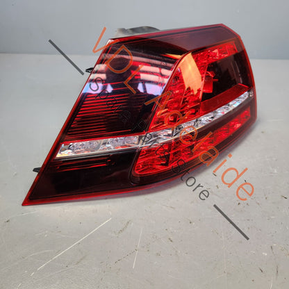 5G0945207    VW Golf MK7 Left Side Outer LED Tail Light Taillight 5G0945207