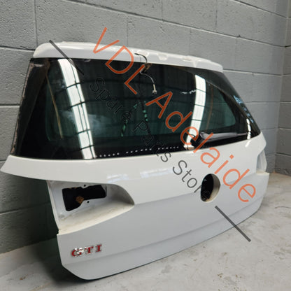 5G6827025K 5G6845051R   VW Golf MK7 Bootlid Boot Trunk Rear Hatch Lid Door Panel Shell w Tinted Glass 0Q0Q Pure White 5G6827025K 5G6845051R